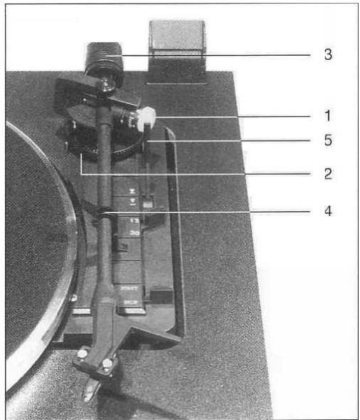 THORENS TD 190-2 - Réglages du bras de lecture et du système - 2