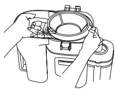 CUISINART CJE1000E - Dismantling the juice extractor - 4