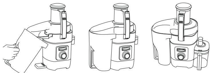CUISINART CJE1000E - Assemblare la centrifuga - 5