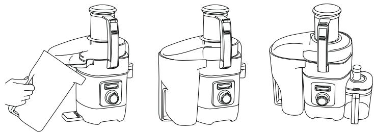 CUISINART CJE1000E - Assembler la centrifugeuse - 5