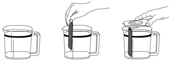 CUISINART CJE1000E - Assemble the juice pitcher - 1