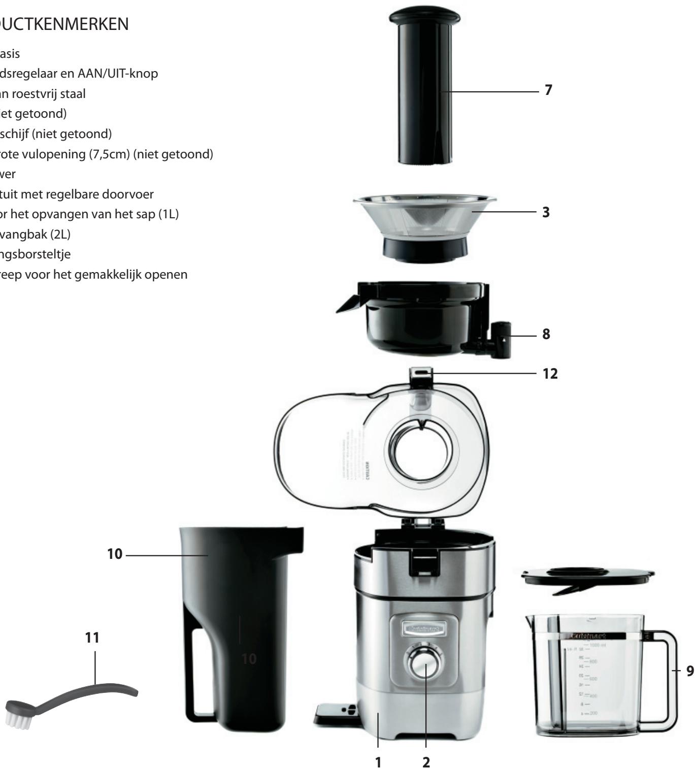 CUISINART CJE1000E - 2.PRODUCTKENMERKEN - 1