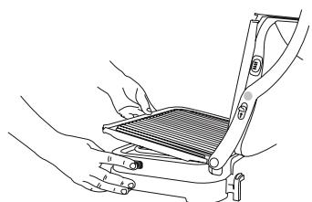 CUISINART MULTIFUNCTION GRILL - Inserting the cooking plates: - 2