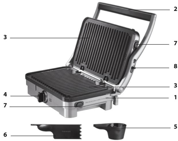 CUISINART MULTIFUNCTION GRILL - CHARACTERISTIQUES PRODUIT - 1