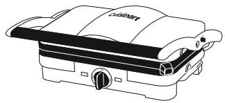 CUISINART MULTIFUNCTION GRILL - Closed: grill/panini press option - 1