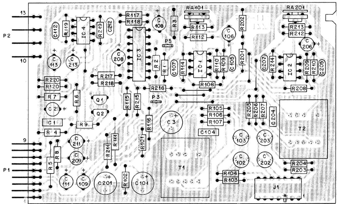 STUDER PR99MKII - AUDIO BLOCK DIAGRAM / LINE IN / OUT MONO - 7