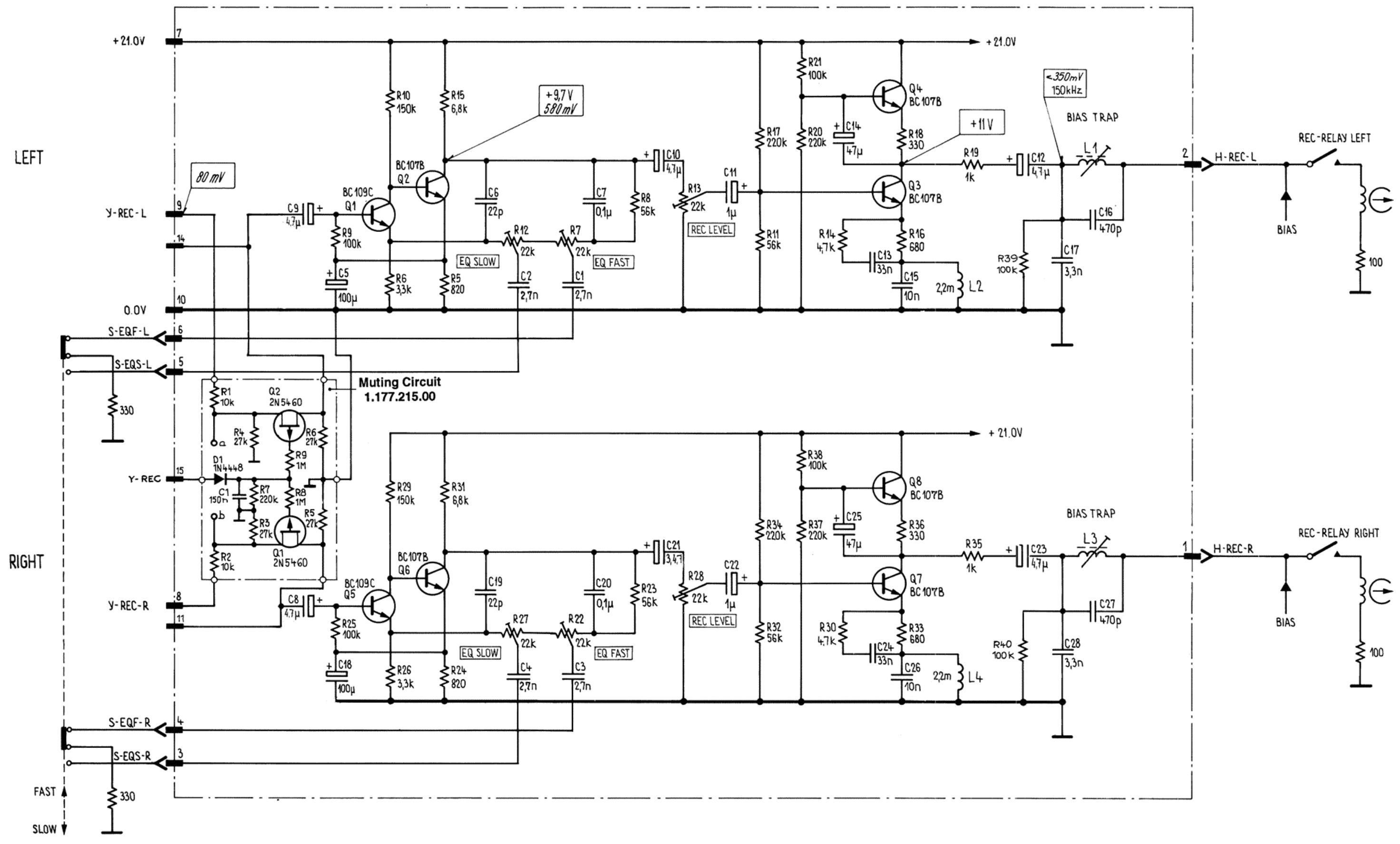 STUDER PR99MKII - AUDIO BLOCK DIAGRAM / LINE IN / OUT MONO - 18