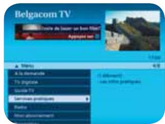 BELGACOM TV - Services pratiques - 1