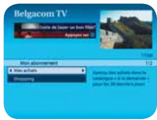 BELGACOM TV - Mes achats - 1