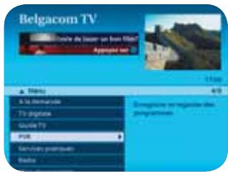 BELGACOM TV - PVR (personal video recorder), vos enregistrements - 1