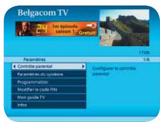 BELGACOM TV - Contrôle parental - 1