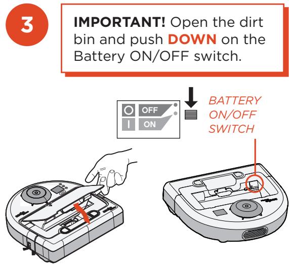NEATO BOTVAC D 85 - SETTING UP YOUR NEATO - 5