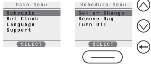NEATO D303 / BOTVAC D3 CONNECTE - Schedule - 1