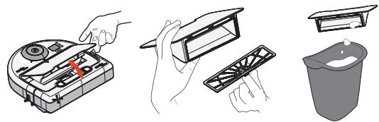 NEATO D303 / BOTVAC D3 CONNECTE - Bac à poussière et filtres - 1