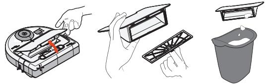 NEATO D303 / BOTVAC D3 CONNECTE - Dirt Bin and Filters - 1