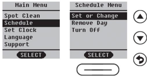 NEATO SIGNATURE PRO - Schedule - 1