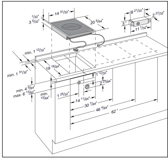 GAGGENAU VI411610 - Préparation du meuble - 1