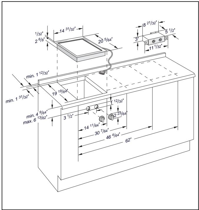GAGGENAU VP421610 - Préparation du meuble - 1