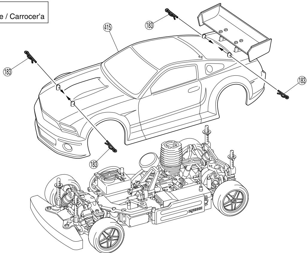 KYOSHO FORD MUSTANG GT-R CONCEPT - Carrosserie - 3