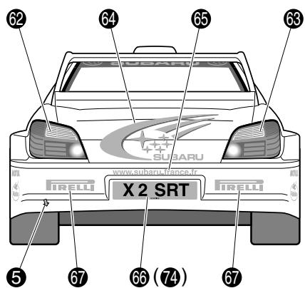 KYOSHO PURETEN EP AIPHA 2 4WD SUBARU IMPREZA WRC - 塑装後、ボーナ表の保護に二一ルトははがておく。 - 8
