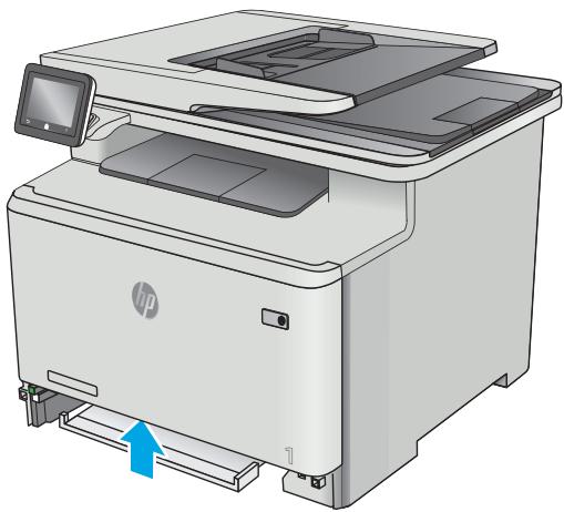 HP COLOR LASERJET PRO MFP M477FDN, COLOR LASERJET PRO MFP M477FDW, COLOR LASERJET PRO MFP M477FNW - Élimination des bourrages papier dans le bac 1 - 5