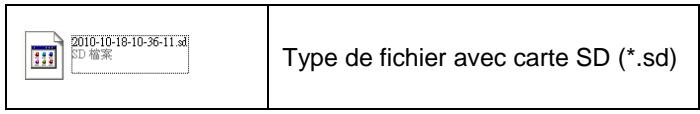 ROAD EYES REC DUO HD - Format de sauvegarde : - 1