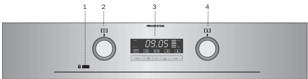TEKA HPE-735 - INSTALATION MANUAL - Panneau Frontal de Commande - 1