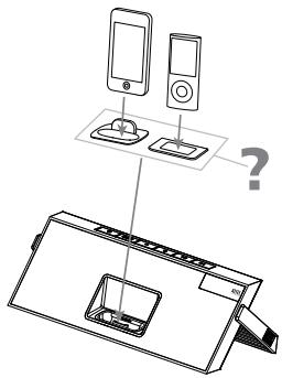 ALTEC LANSING IMT 620 - Einen Adapter einsetzen - 1