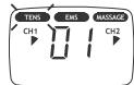 SANITAS DIGITAL EMS TENS - Procedure for TENS/EMS programmes 11 to 20 (individual programmes) - 1