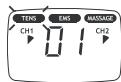 SANITAS DIGITAL EMS TENS - Procedure for TENS, EMS and MASSAGE programmes 01-10 (quick start) - 1