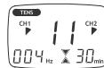 SANITAS DIGITAL EMS TENS - Procedure for TENS/EMS programmes 11 to 20 (individual programmes) - 5