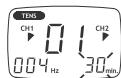 SANITAS DIGITAL EMS TENS - Ablauf für die Programme 01-10 TENS, EMS und MASSAGE (Schnellstart) - 3