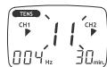 SANITAS DIGITAL EMS TENS - Secuencia de los programas TENS/EMS 11 hasta 20 (programas individuales) - 2