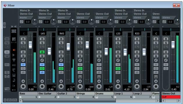 STEINBERG CUBASE 6 - Impostare i livelli per il mix - 1