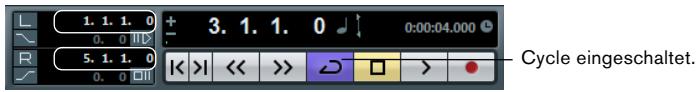 STEINBERG CUBASE 6 - Wiedergabe im Cycle-Modus - 1