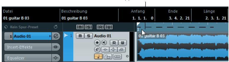 STEINBERG CUBASE 6 - Starten der Wiedergabe - 2