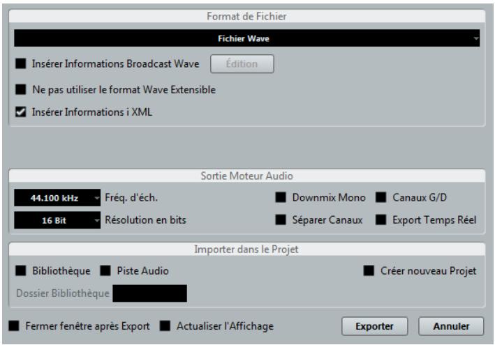 STEINBERG CUBASE 6 - Exportation d'un mixage - 3