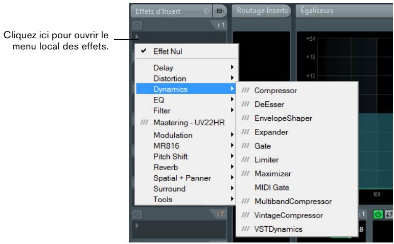 STEINBERG CUBASE 6 - Effets d'insert - 1