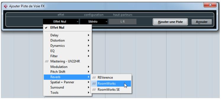 STEINBERG CUBASE ARTIST 6 - Voies FX - 1