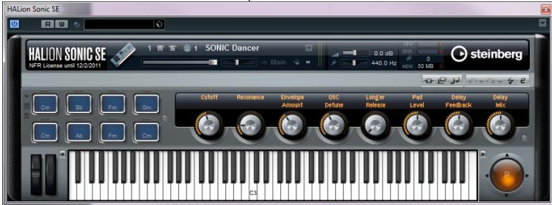 STEINBERG CUBASE ARTIST 6 - Créer une piste d'instrument - 4