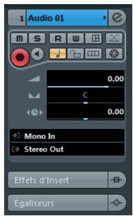 STEINBERG CUBASE ARTIST 6 - Création d'une piste mono - 2