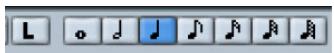 STEINBERG CUBASE STUDIO 4 - Sélectionner une valeur de note pour la saisie - 1