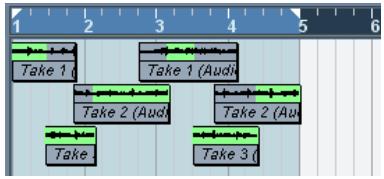 STEINBERG CUBASE STUDIO 4 - Enregistrement audio en mode empilé - 2