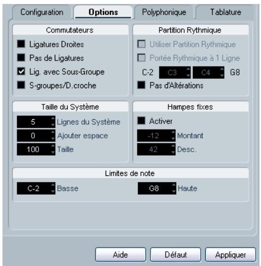 STEINBERG CUBASE STUDIO 4 - L'onglet options - 1