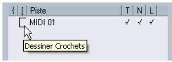 STEINBERG CUBASE STUDIO 4 - Ajouter des crochets et des accolades - 1