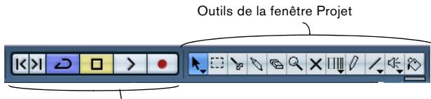 STEINBERG CUBASE STUDIO 4 - La barre d'outils - 2