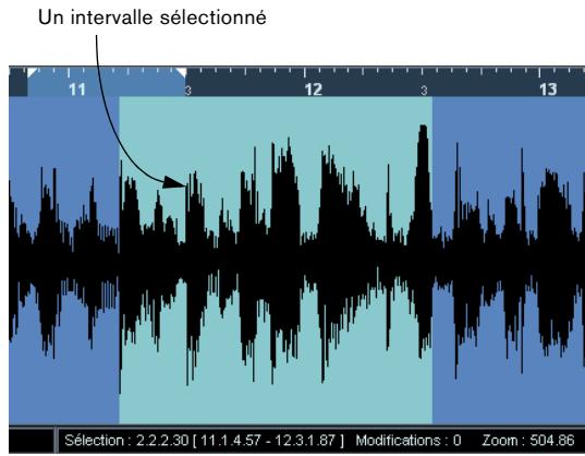 STEINBERG CUBASE STUDIO 4 - Faire des sélections - 1