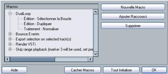 STEINBERG CUBASE STUDIO 4 - Définir des macros - 1