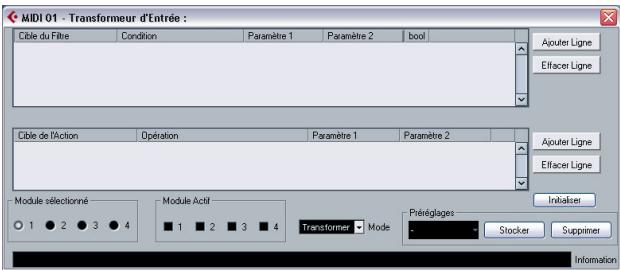 STEINBERG CUBASE STUDIO 4 - Ouvrir le transformateur d'entrée - 2