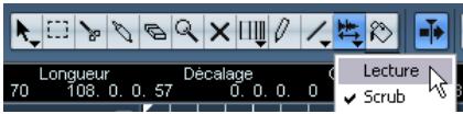 STEINBERG CUBASE STUDIO 4 - Sélectionnez l'outil haut-parleur. - 1